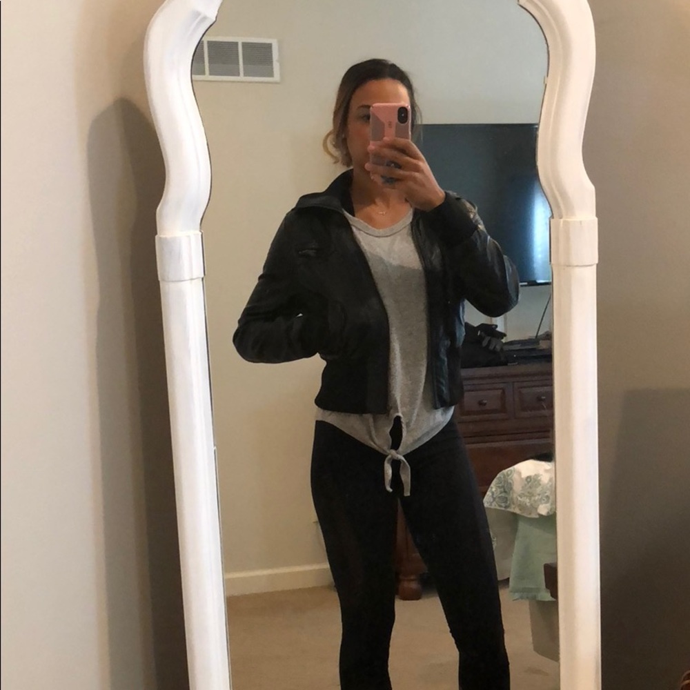 Leather jacket